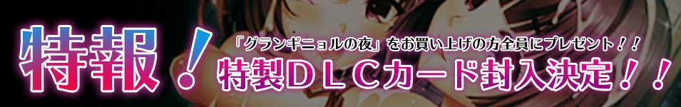 特製ＤＬＣカード封入決定！！